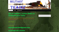 Desktop Screenshot of militarytrainz.com